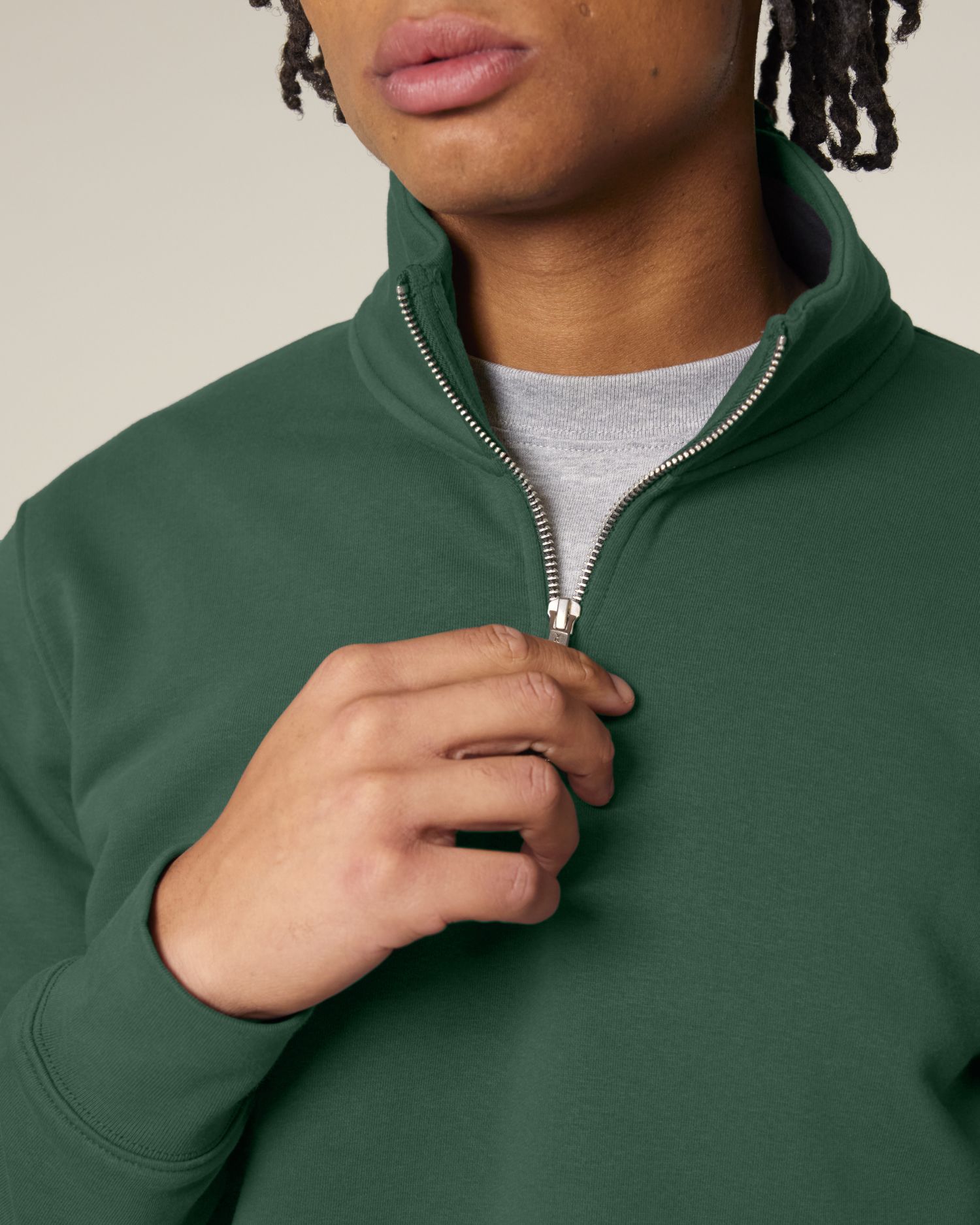 Trucker 2.0 - Bottle Green - Vorderseite Detail