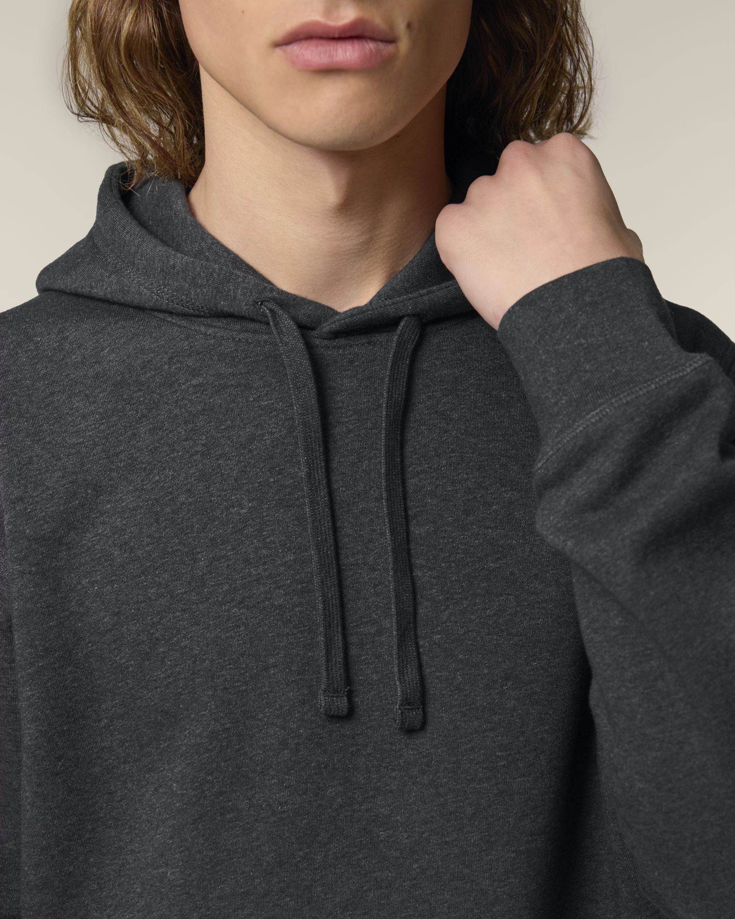 Sounder - Dark Heather Grey - Vorderseite Detail