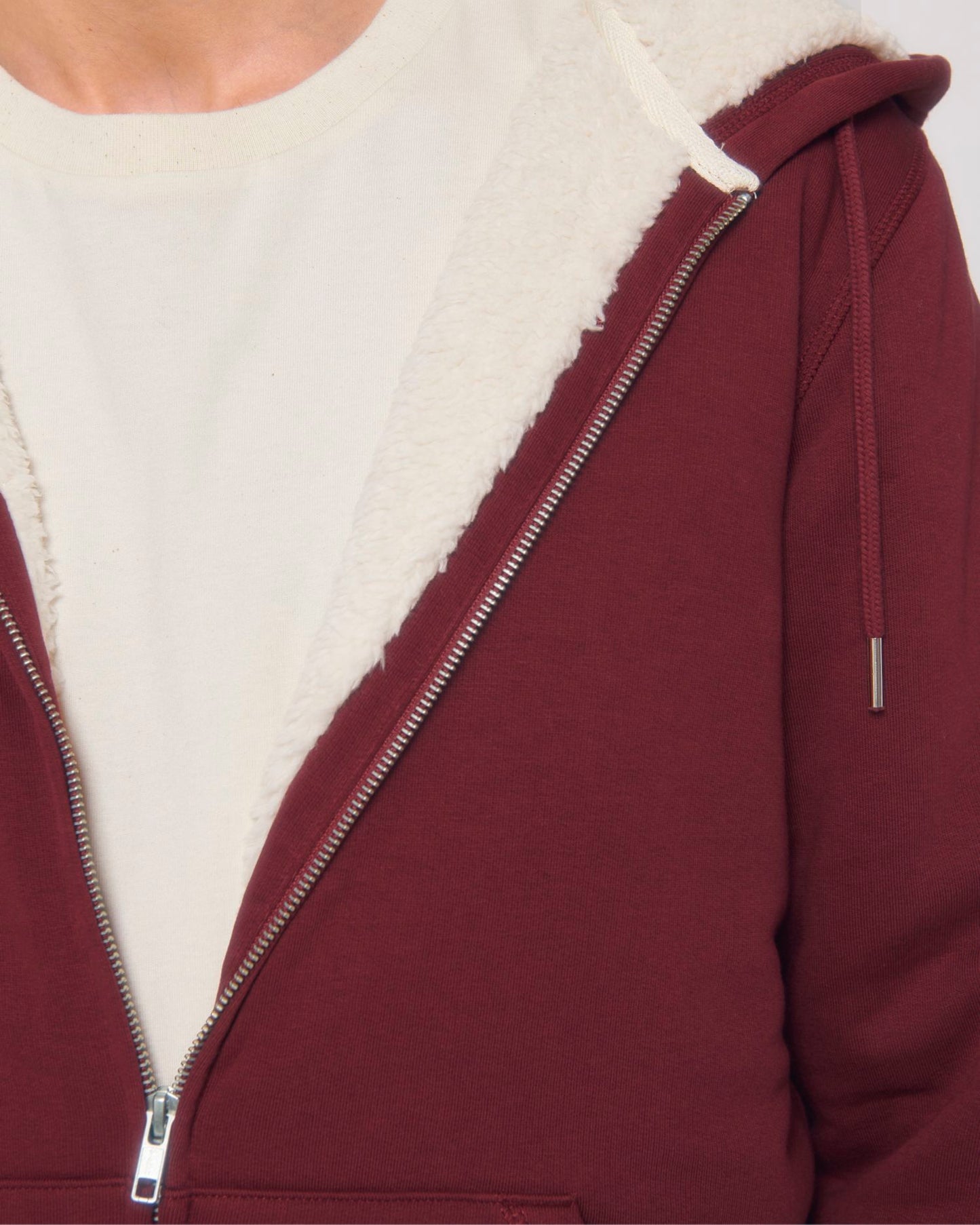 Hygger Sherpa - Burgundy - Vorderseite Detail