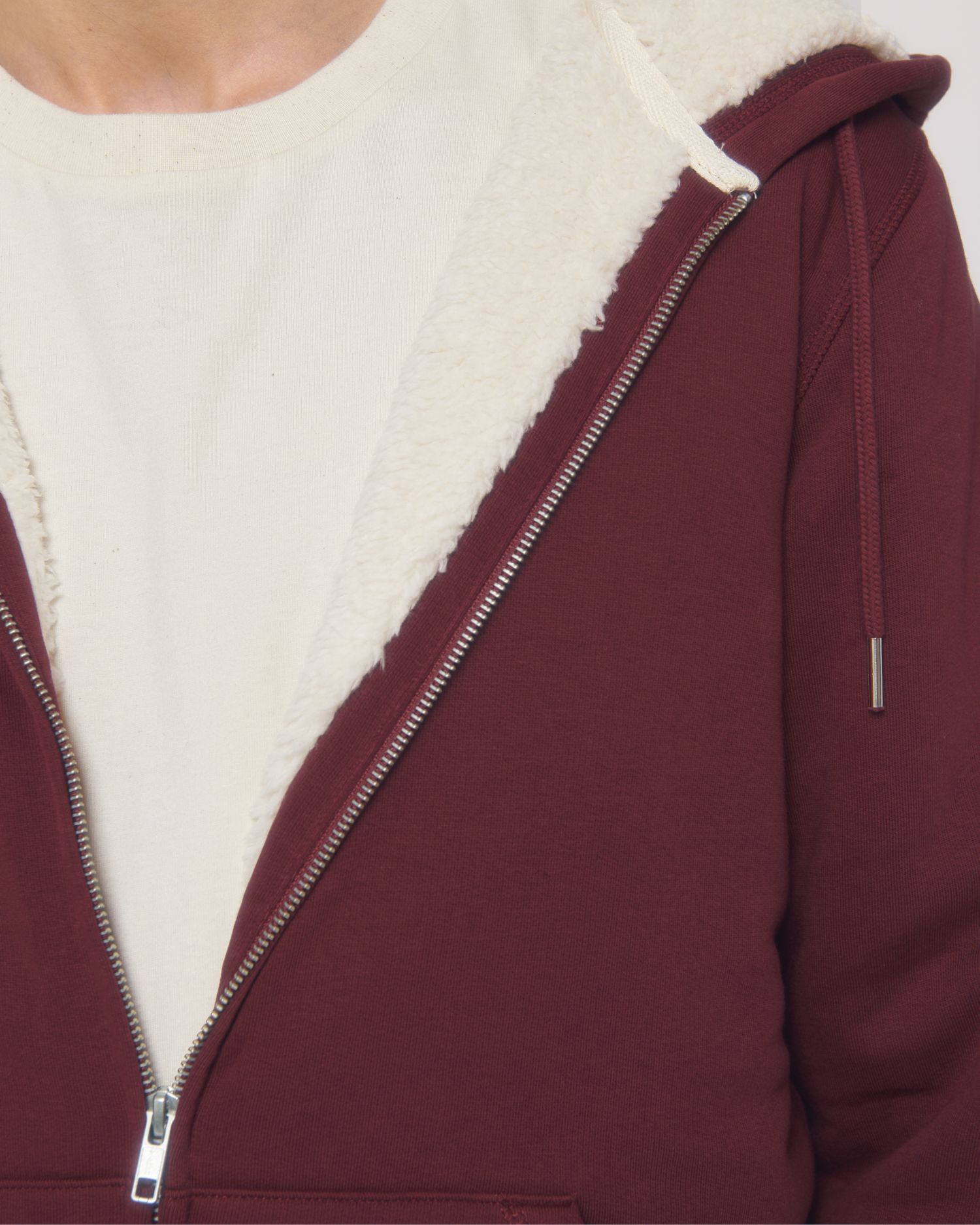 Hygger Sherpa - Burgundy - Vorderseite Detail