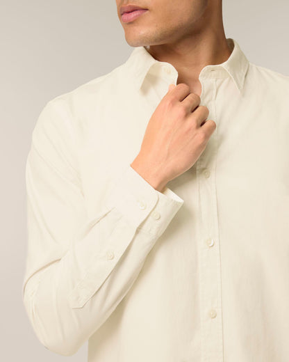 Stanley Styler Shirt - Cream - Vorderseite Detail
