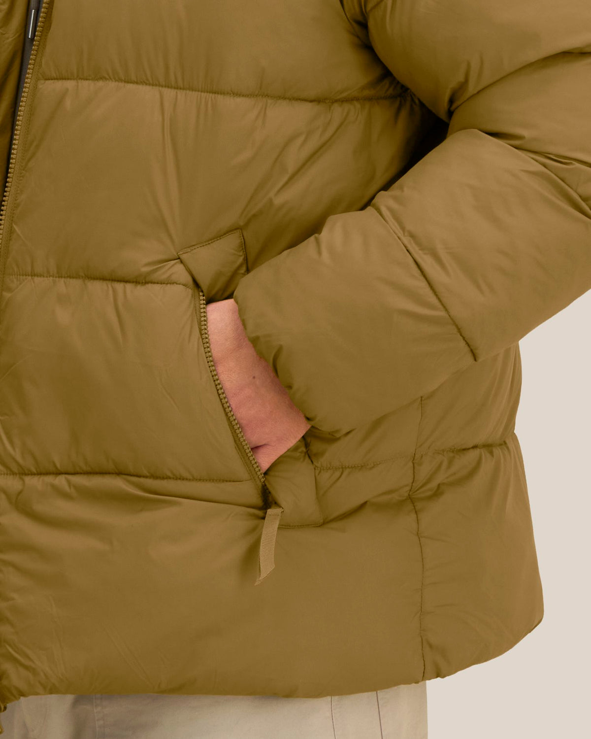 Puffer 2.0 - Bronze - Vorderseite Detail
