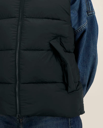 Puffer Gilet 2.0 - Black - Vorderseite Detail