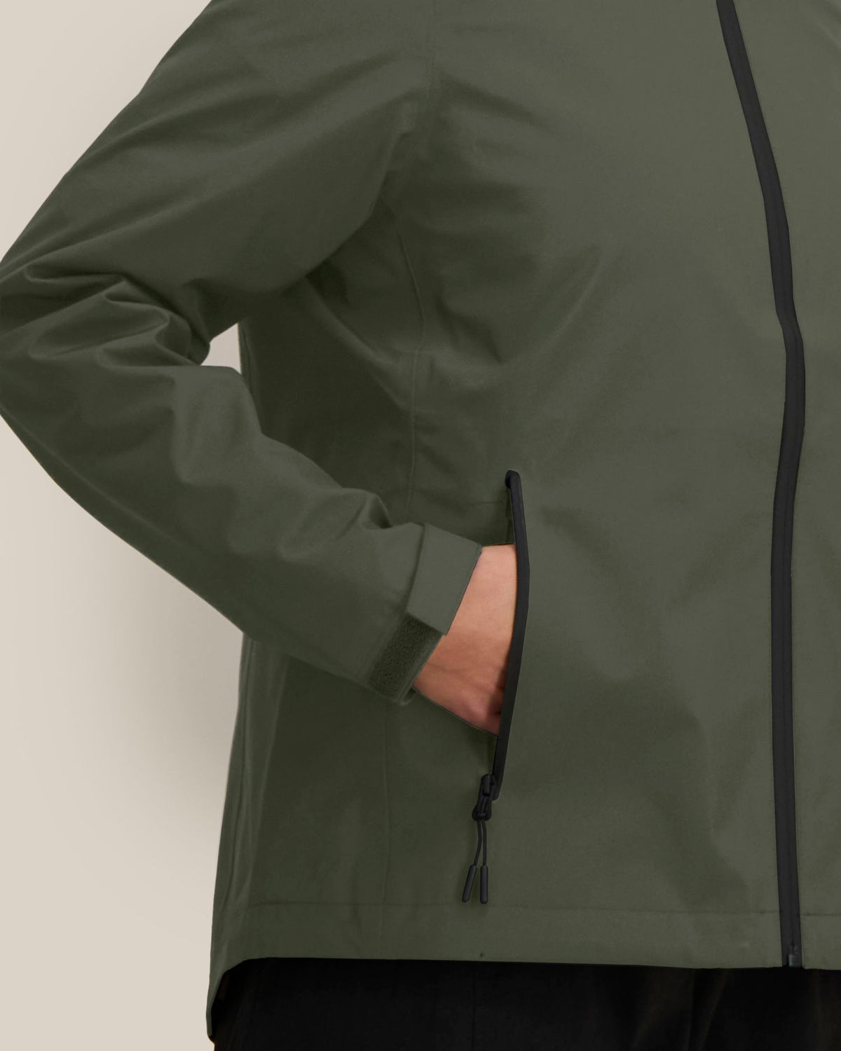 Stella Stormer - Khaki - Vorderseite Detail