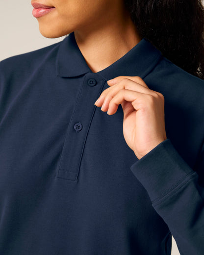 Prepster 2.0 Long Sleeve - French Navy - Vorderseite Detail
