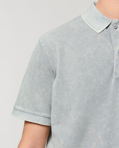 Prepster Vintage - G. Dyed Aged Light Grey - Vorderseite Detail