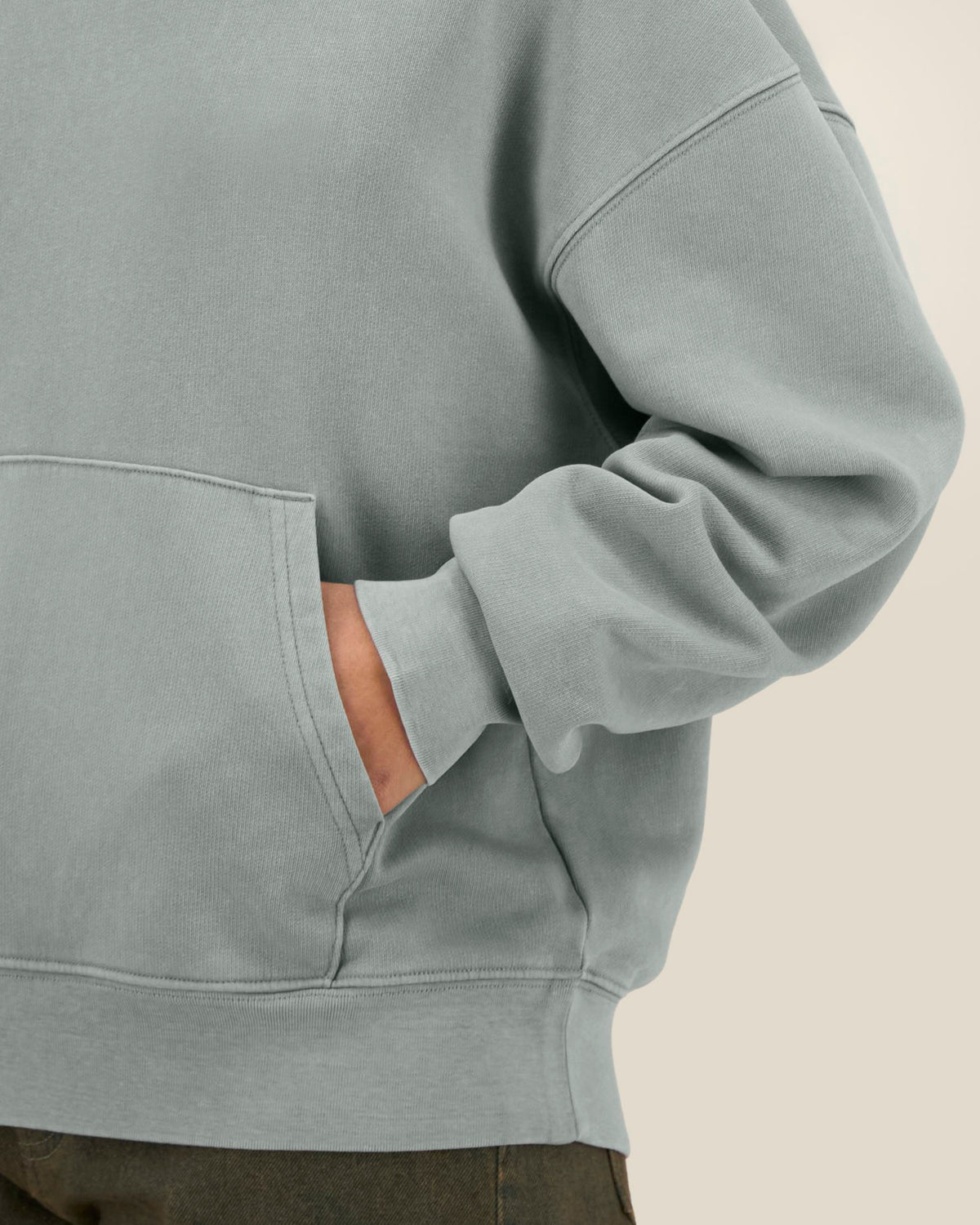Chaser Vintage - G. Dyed Misty Grey - Vorderseite Detail
