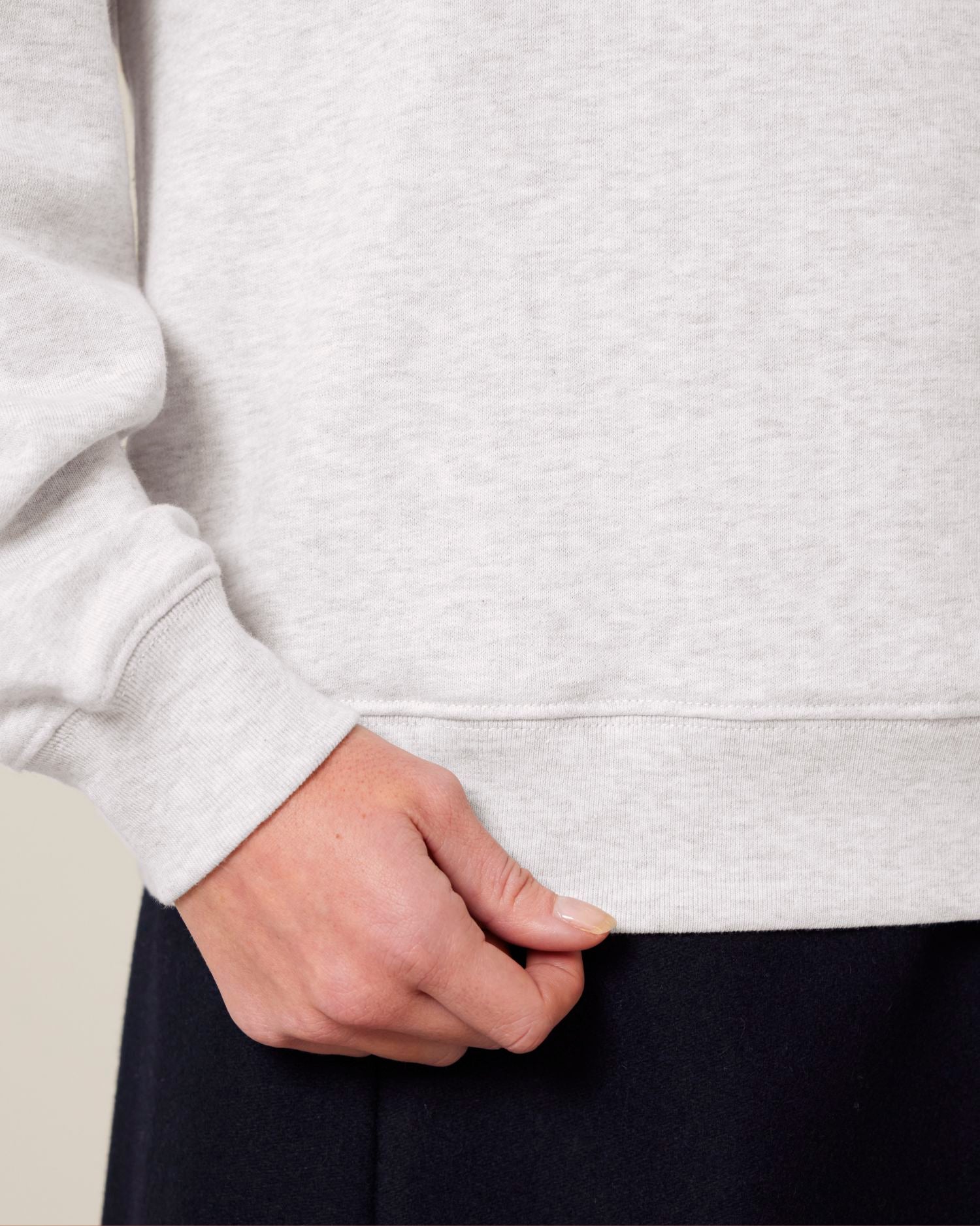 Stella Clara - Cool Heather Grey - Vorderseite Detail