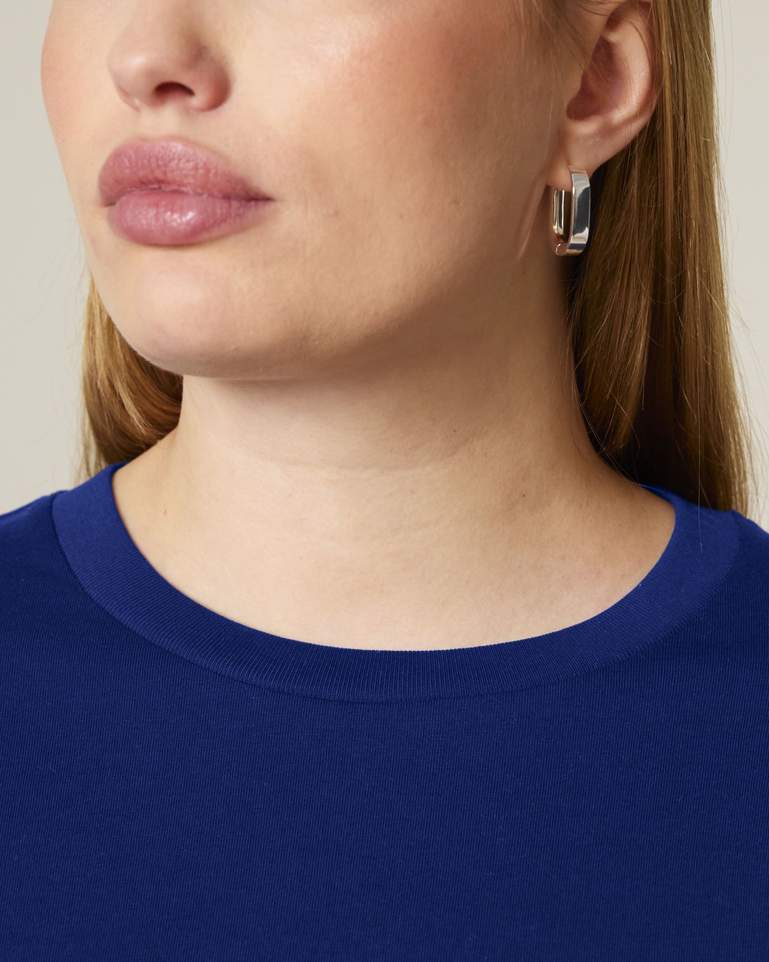 Stella Muser Long Sleeve - Worker Blue - Vorderseite Detail