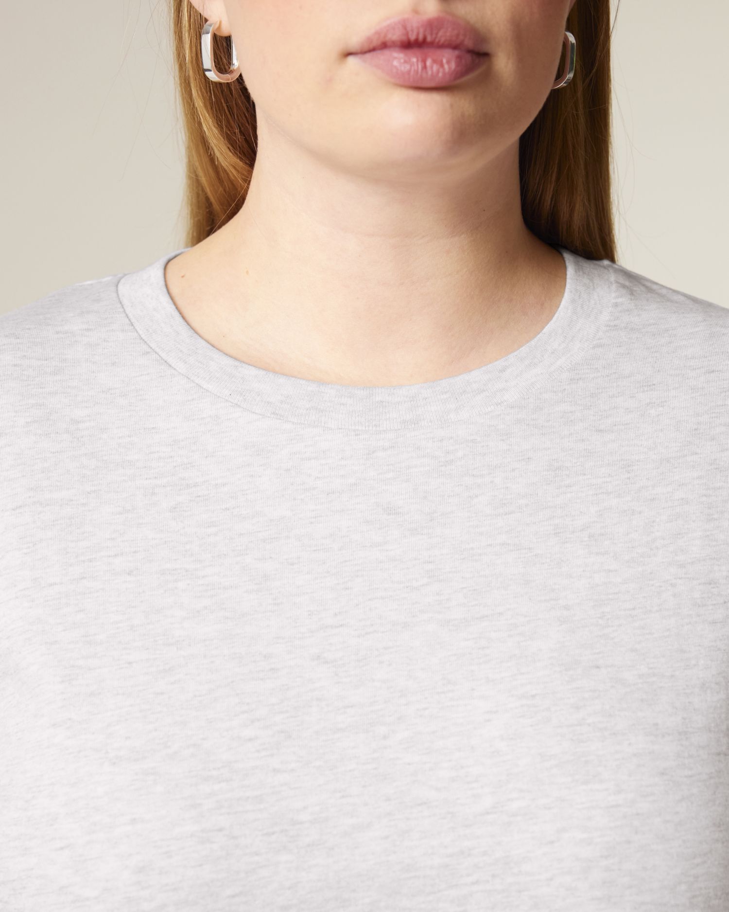 Stella Muser Long Sleeve - Cool Heather Grey - Vorderseite Detail