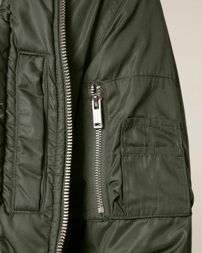 Bomber 2.0 - Khaki - Vorderseite Detail
