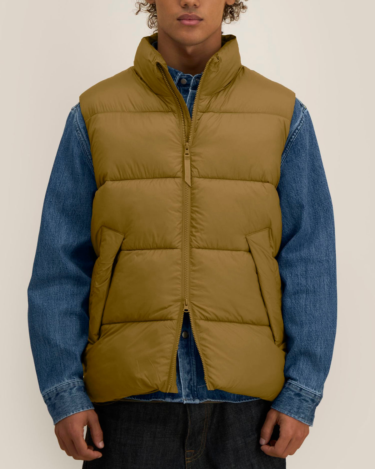 Puffer Gilet 2.0 - Bronze - Vorderseite Detail