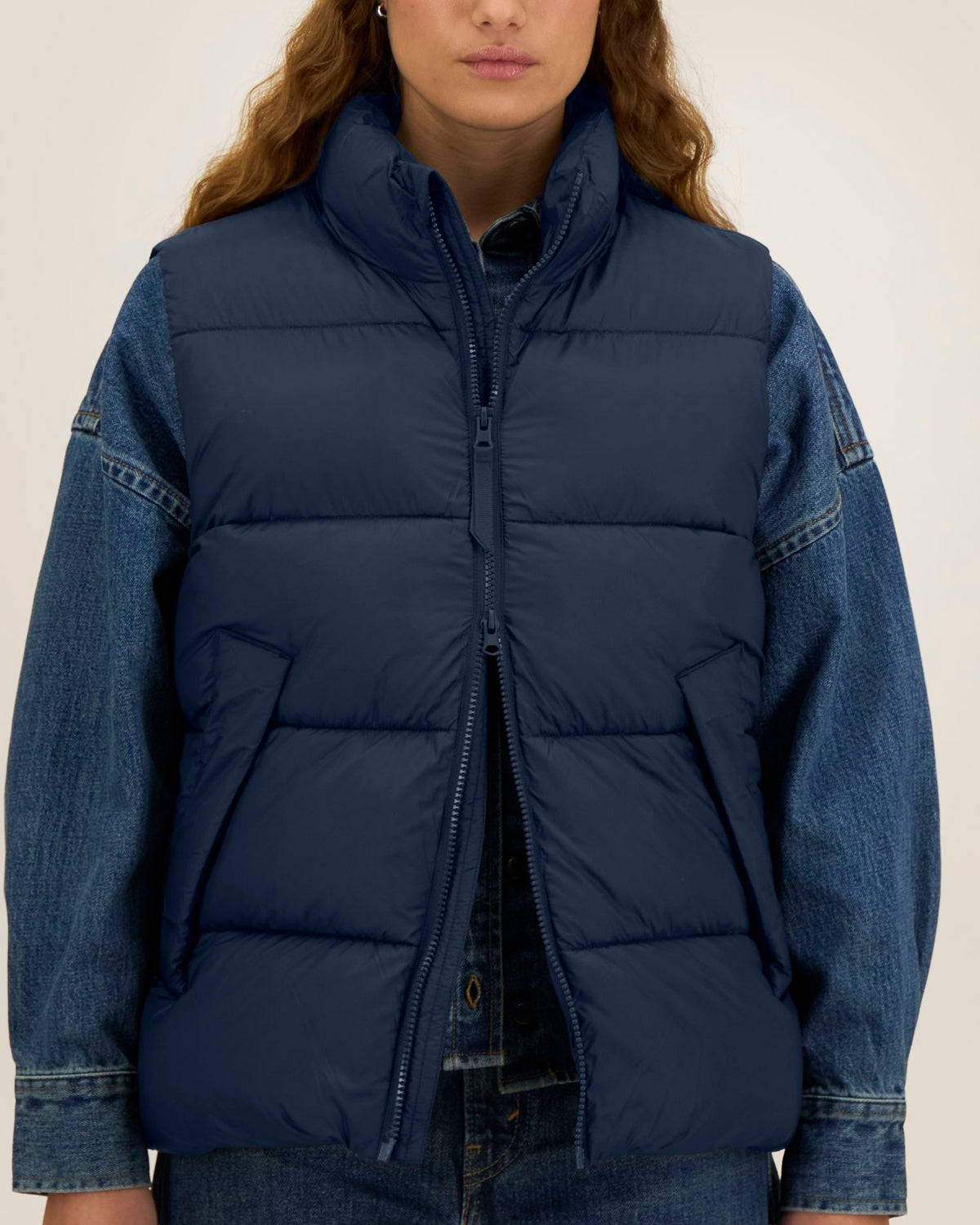 Puffer Gilet 2.0 - French Navy - Vorderseite Detail