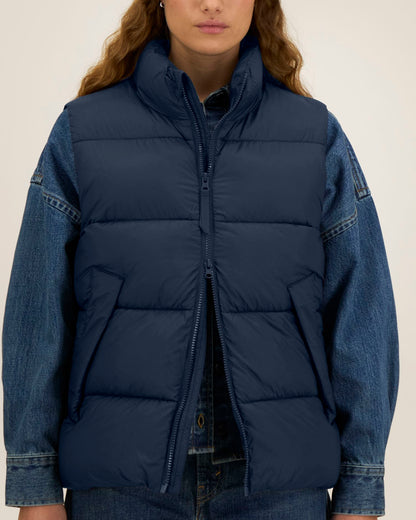 Puffer Gilet 2.0 - French Navy - Vorderseite Detail