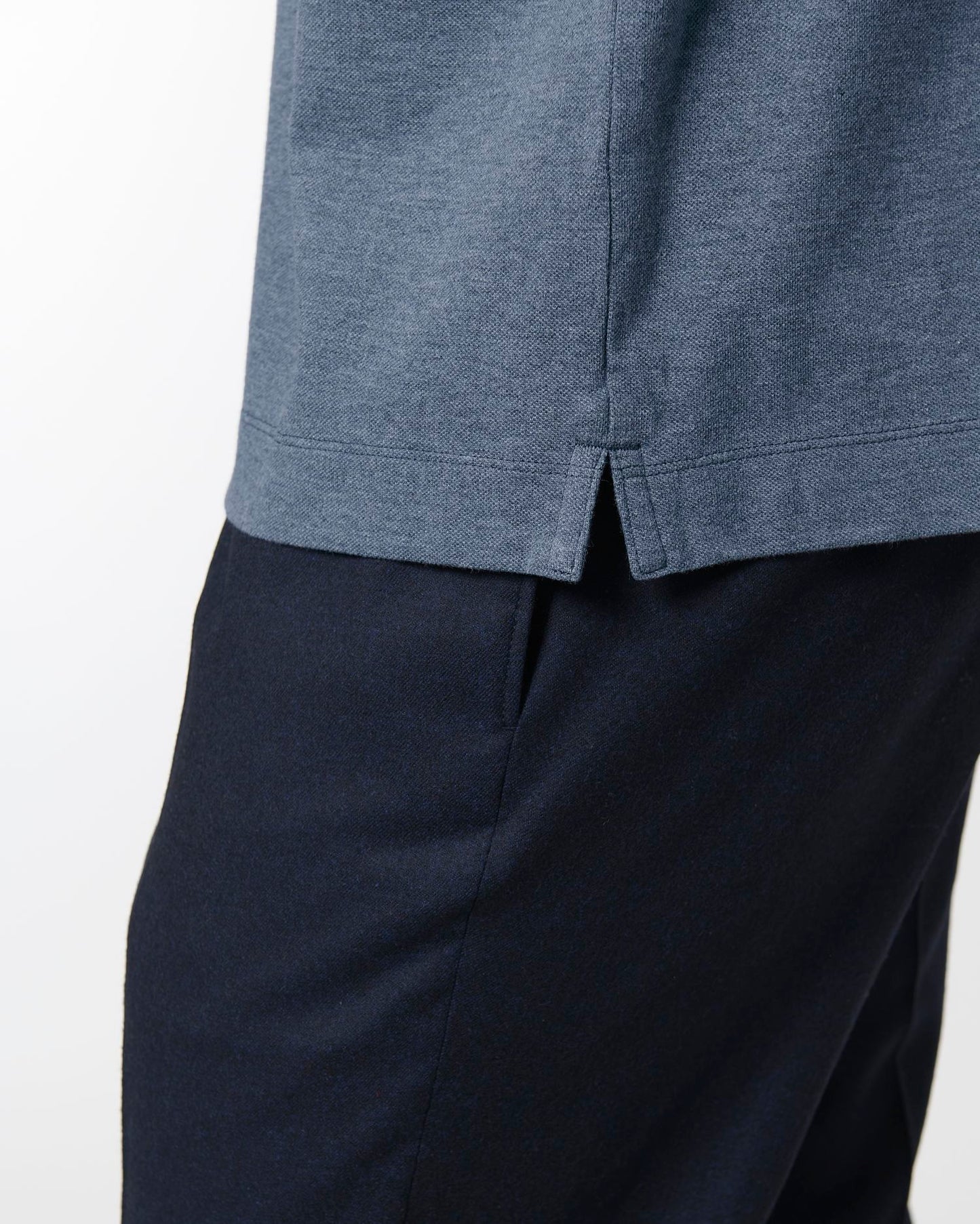 Prepster - Dark Heather Blue - Vorderseite Detail