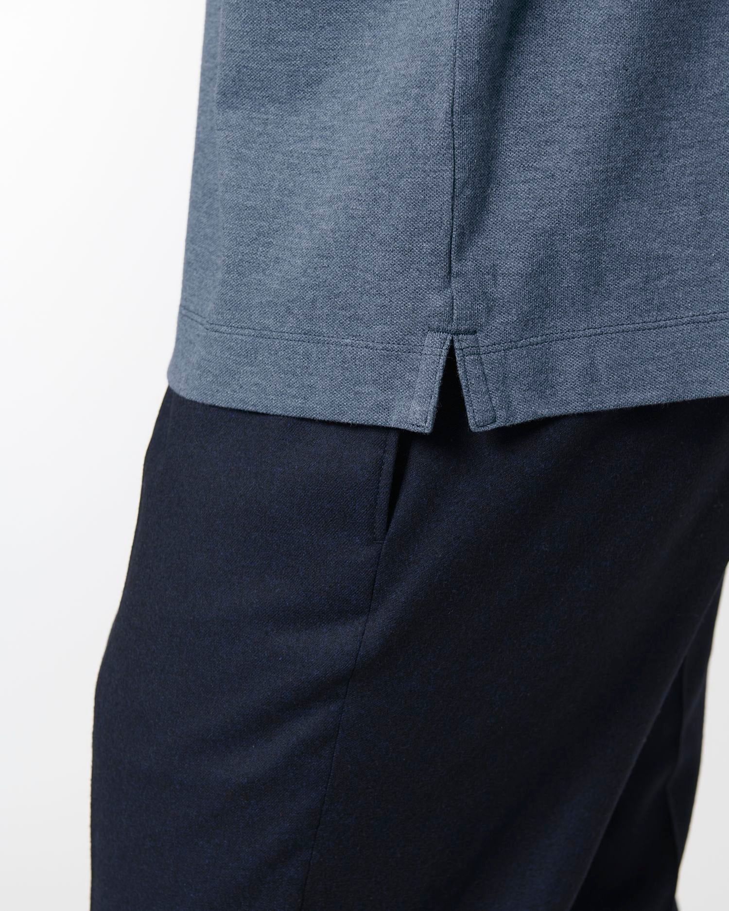 Prepster - Dark Heather Blue - Vorderseite Detail