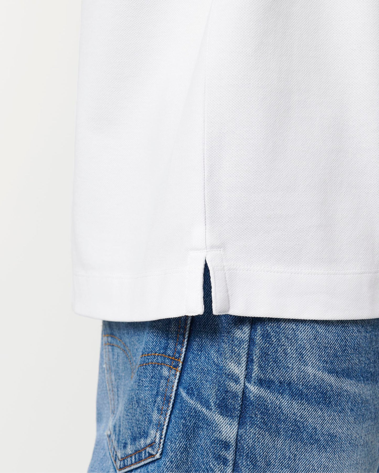Prepster Long Sleeve - White - Vorderseite Detail
