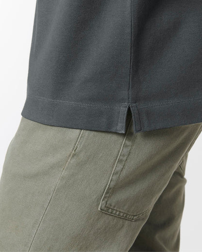 Prepster Long Sleeve - Anthracite - Vorderseite Detail