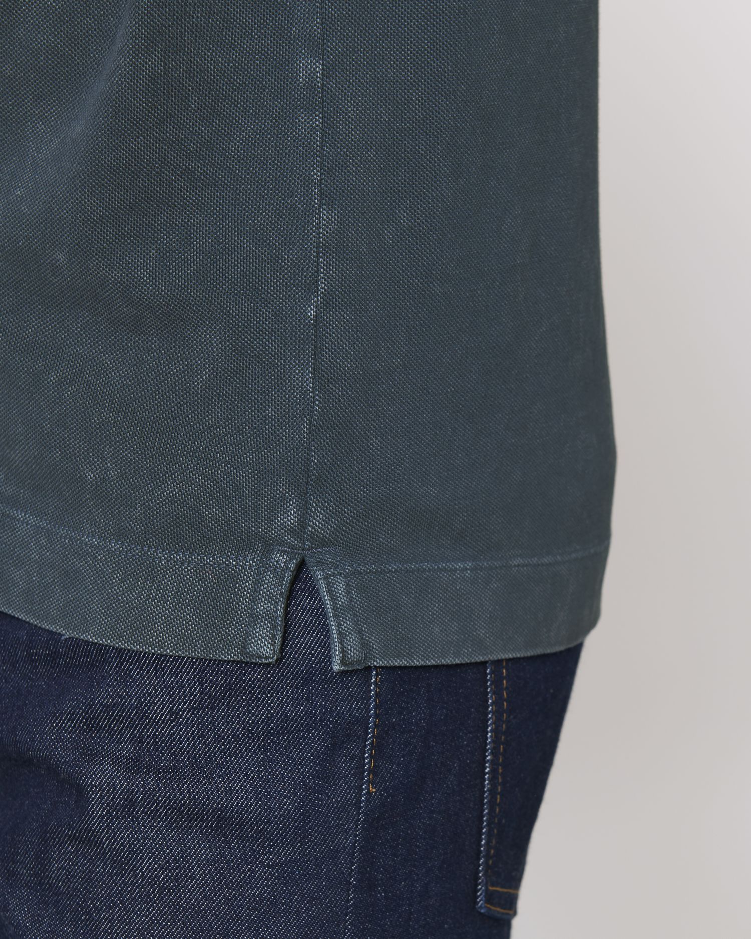 Prepster Vintage - G. Dyed Aged India Ink Grey - Vorderseite Detail