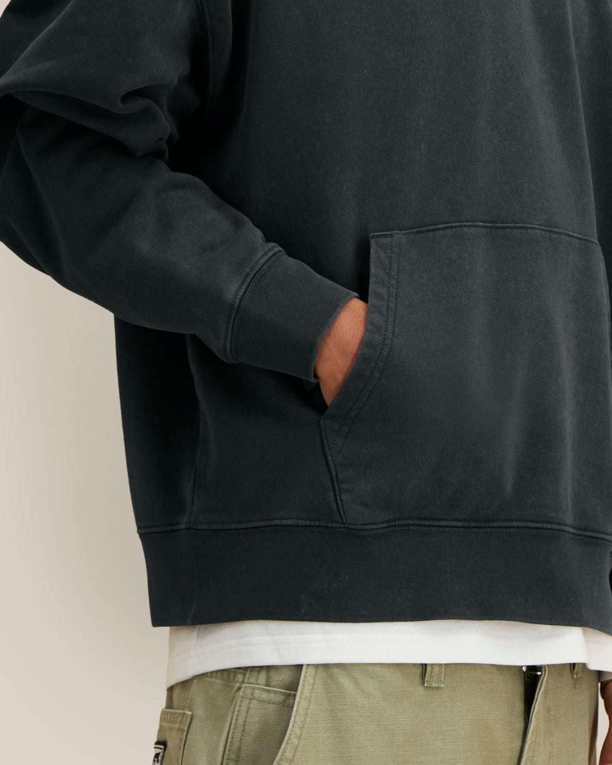 Chaser Vintage - G. Dyed Black Rock - Vorderseite Detail