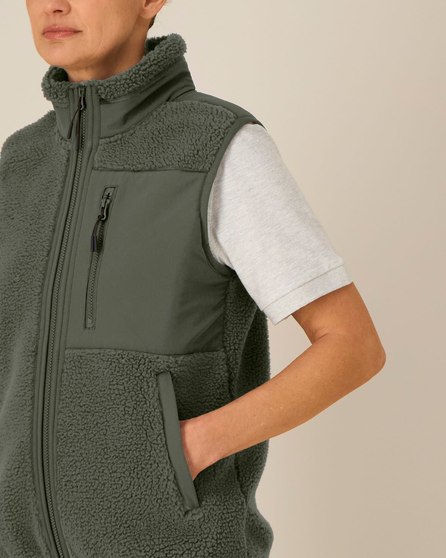 Liner - Khaki - Vorderseite Detail