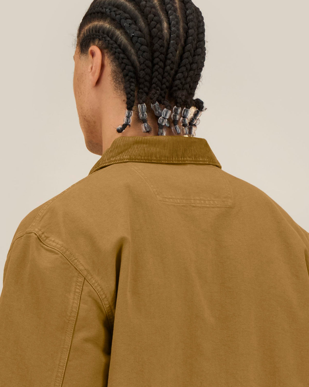 Chore Jacket - G.Dyed Bronze - Vorderseite Detail