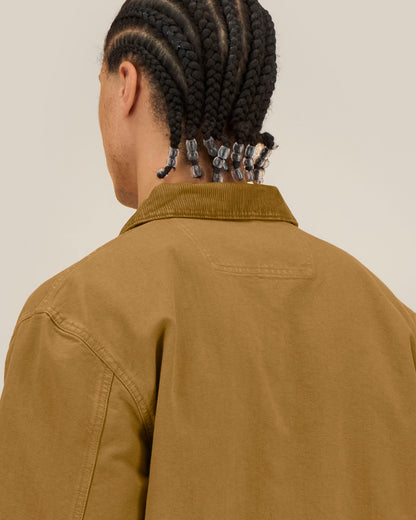 Chore Jacket - G.Dyed Bronze - Vorderseite Detail