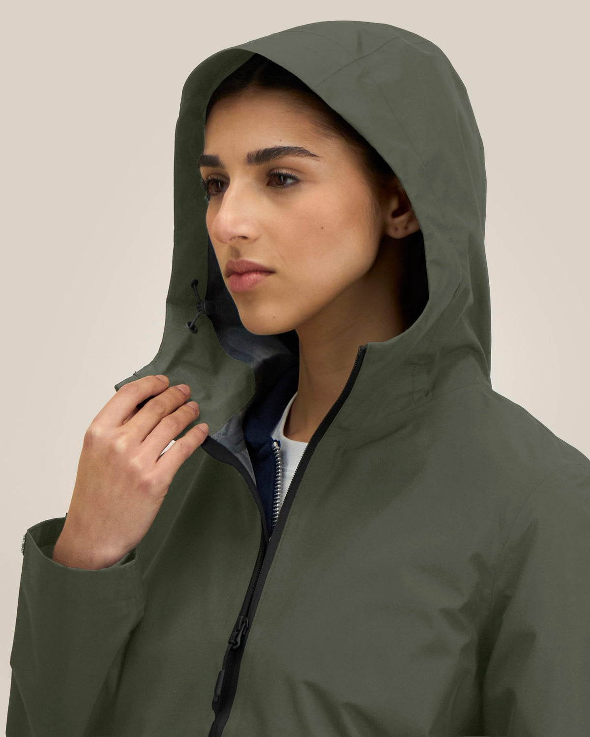 Stella Stormer - Khaki - Vorderseite Detail