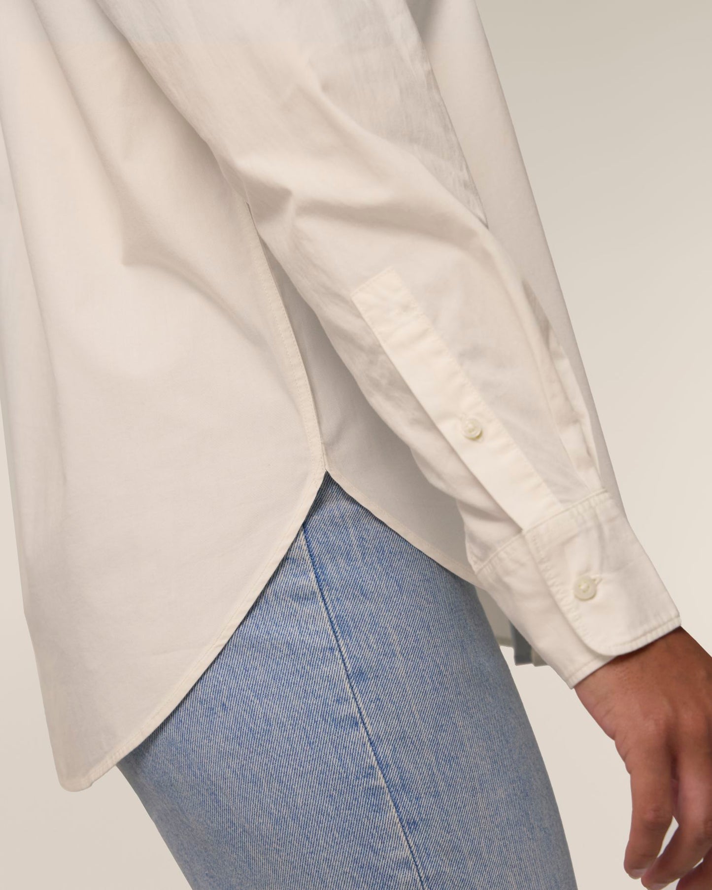 Stella Styler Shirt - Cream - Vorderseite Detail