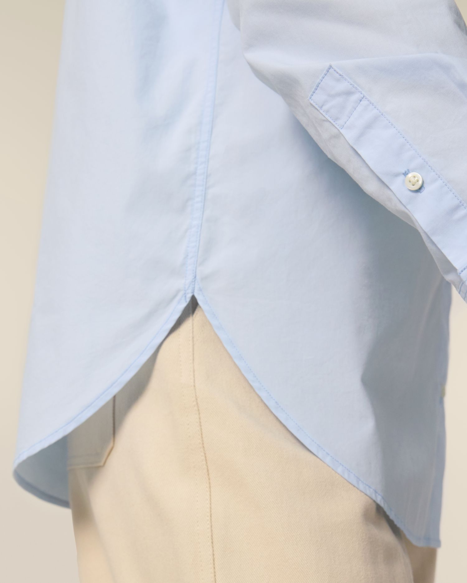 Stella Styler Shirt - Summer Blue - Vorderseite Detail