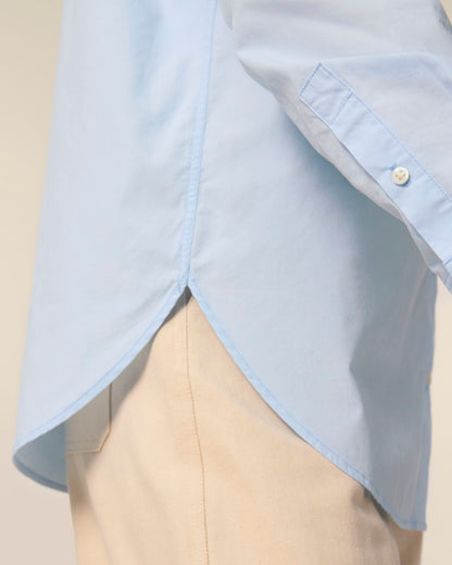 Stella Styler Shirt - Summer Blue - Vorderseite Detail
