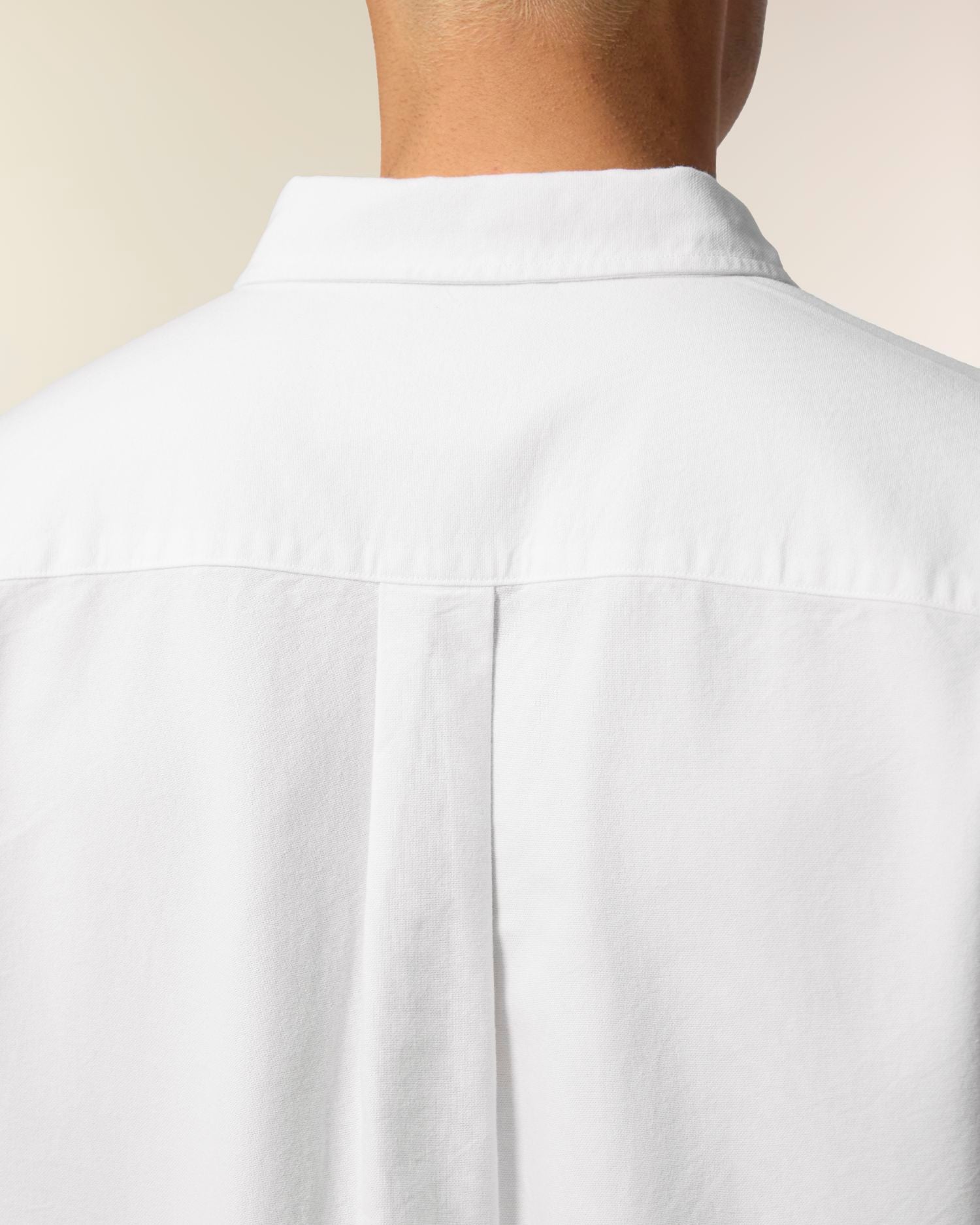 Stanley Oxford Shirt - White - Vorderseite Detail