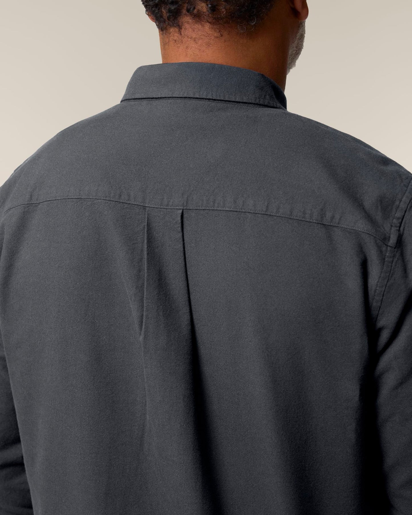 Stanley Oxford Shirt - Anthracite - Vorderseite Detail
