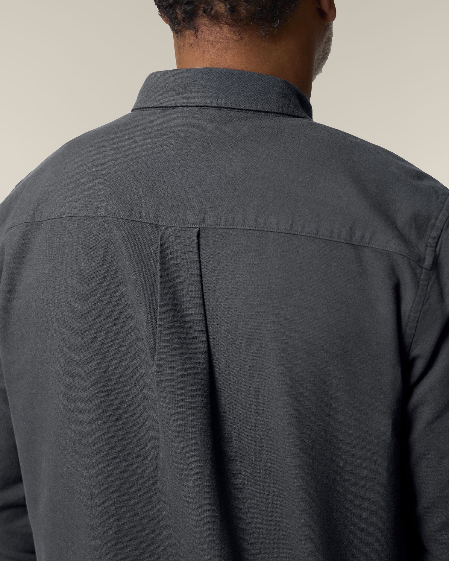 Stanley Oxford Shirt - Anthracite - Vorderseite Detail