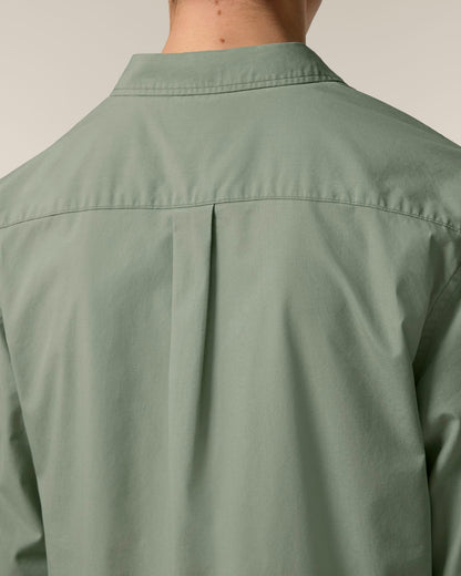 Stanley Styler Shirt - Soft Khaki - Vorderseite Detail