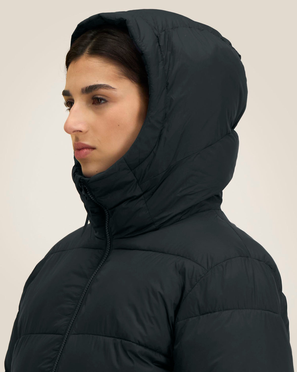 Puffer 2.0 - Black - Vorderseite Detail
