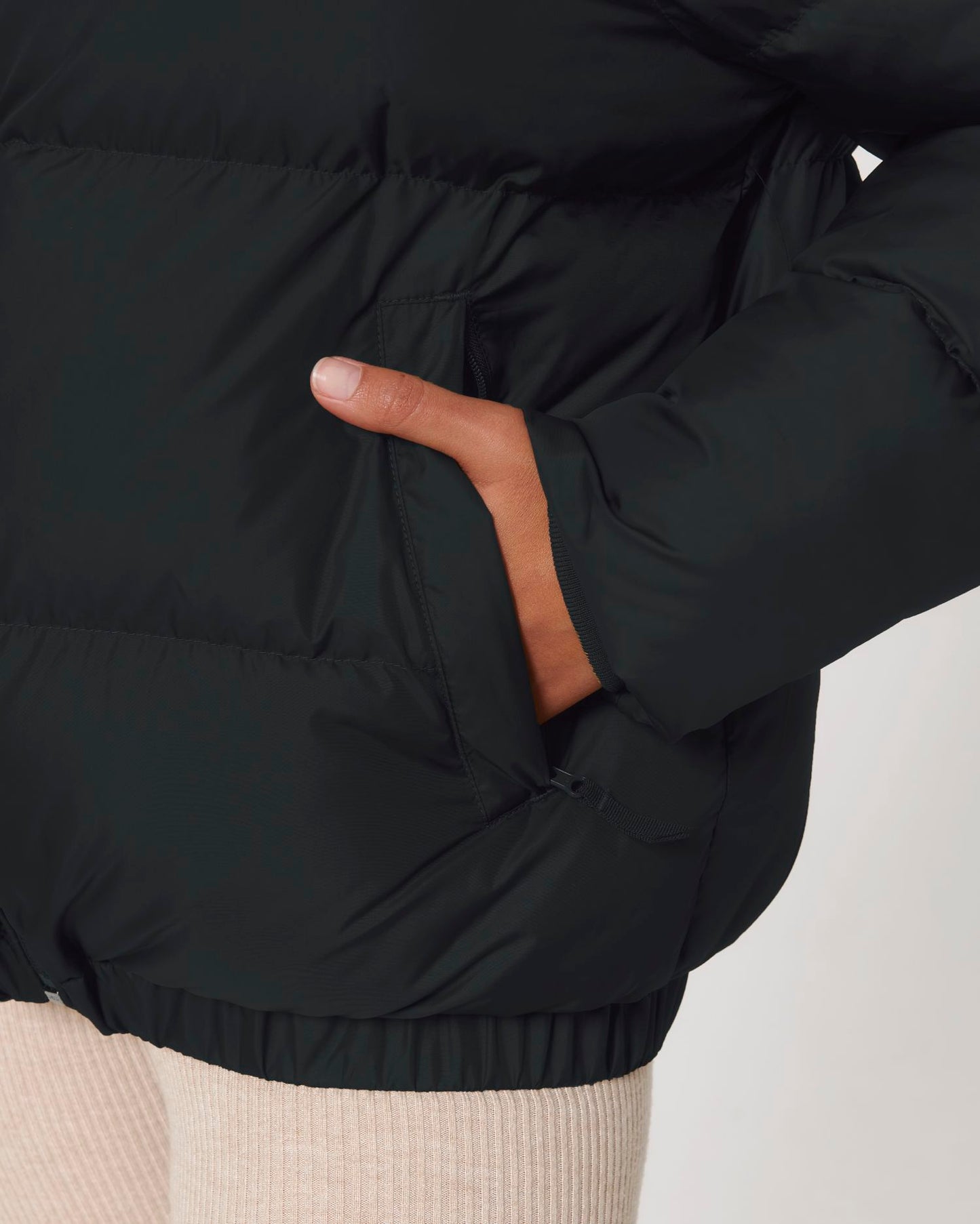 Puffer - Black - Vorderseite Detail