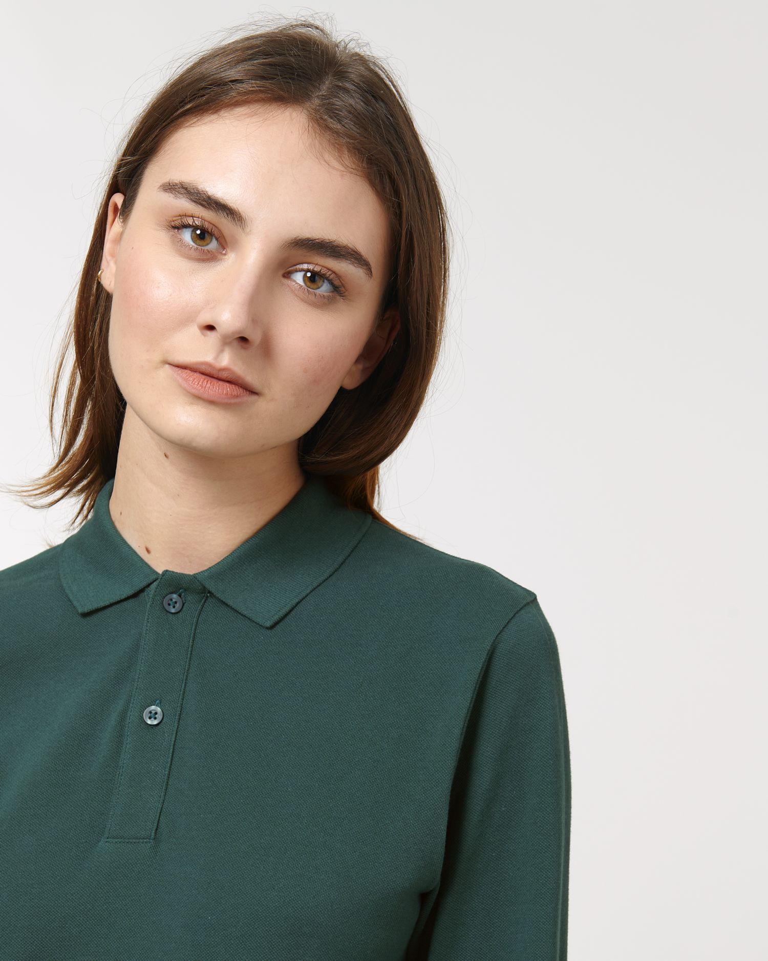 Prepster Long Sleeve - Glazed Green - Vorderseite Detail