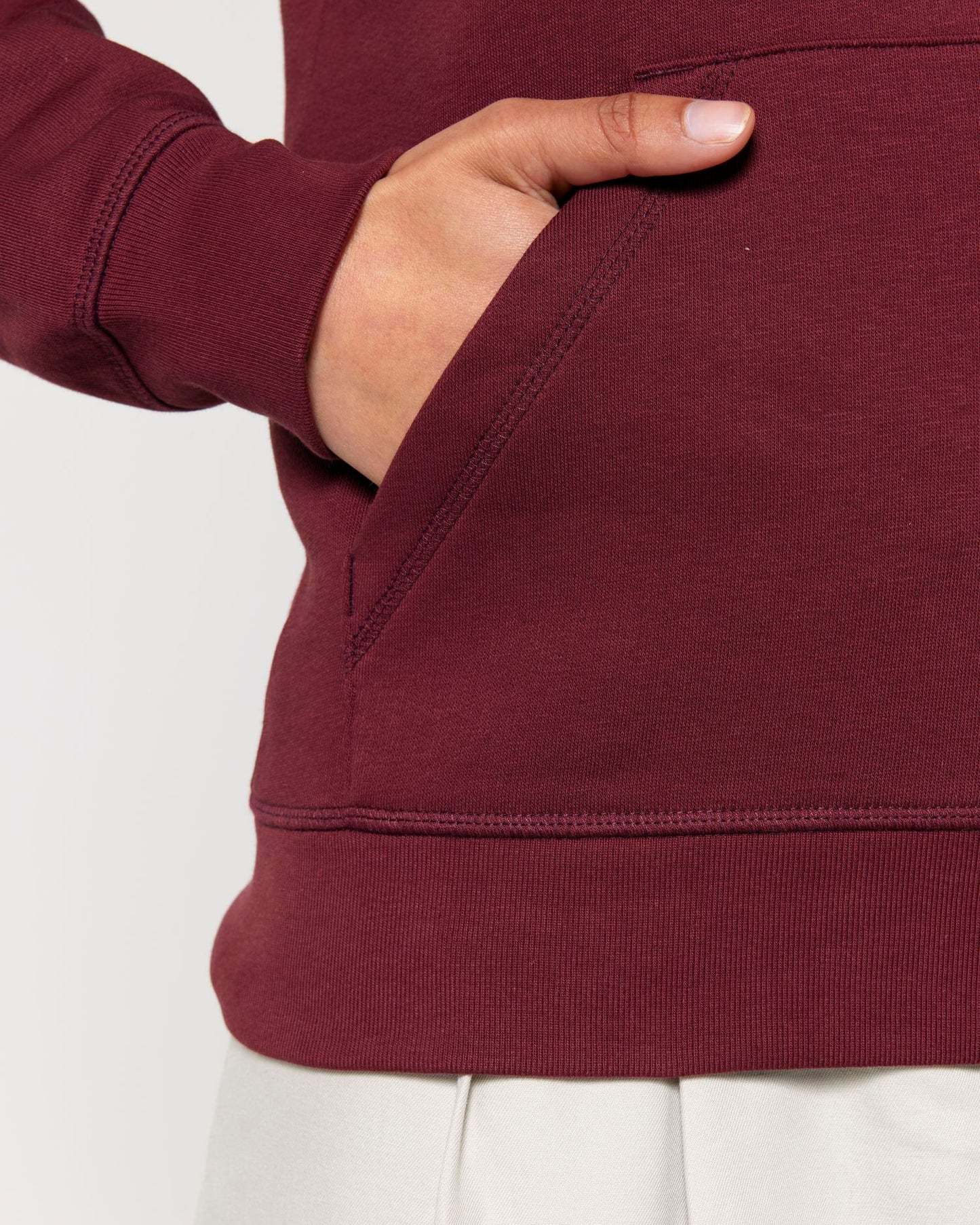 Drummer 2.0 - Burgundy - Vorderseite Detail