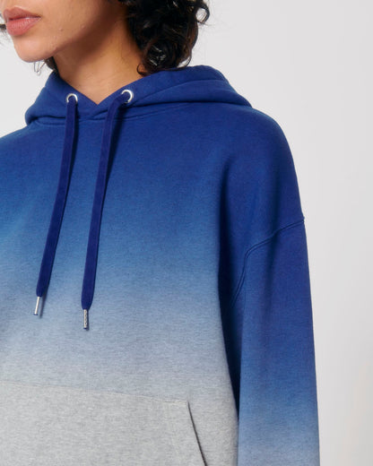 Slammer Dip Dye - Dip Dye Worker Blue/Heather Grey - Vorderseite Detail
