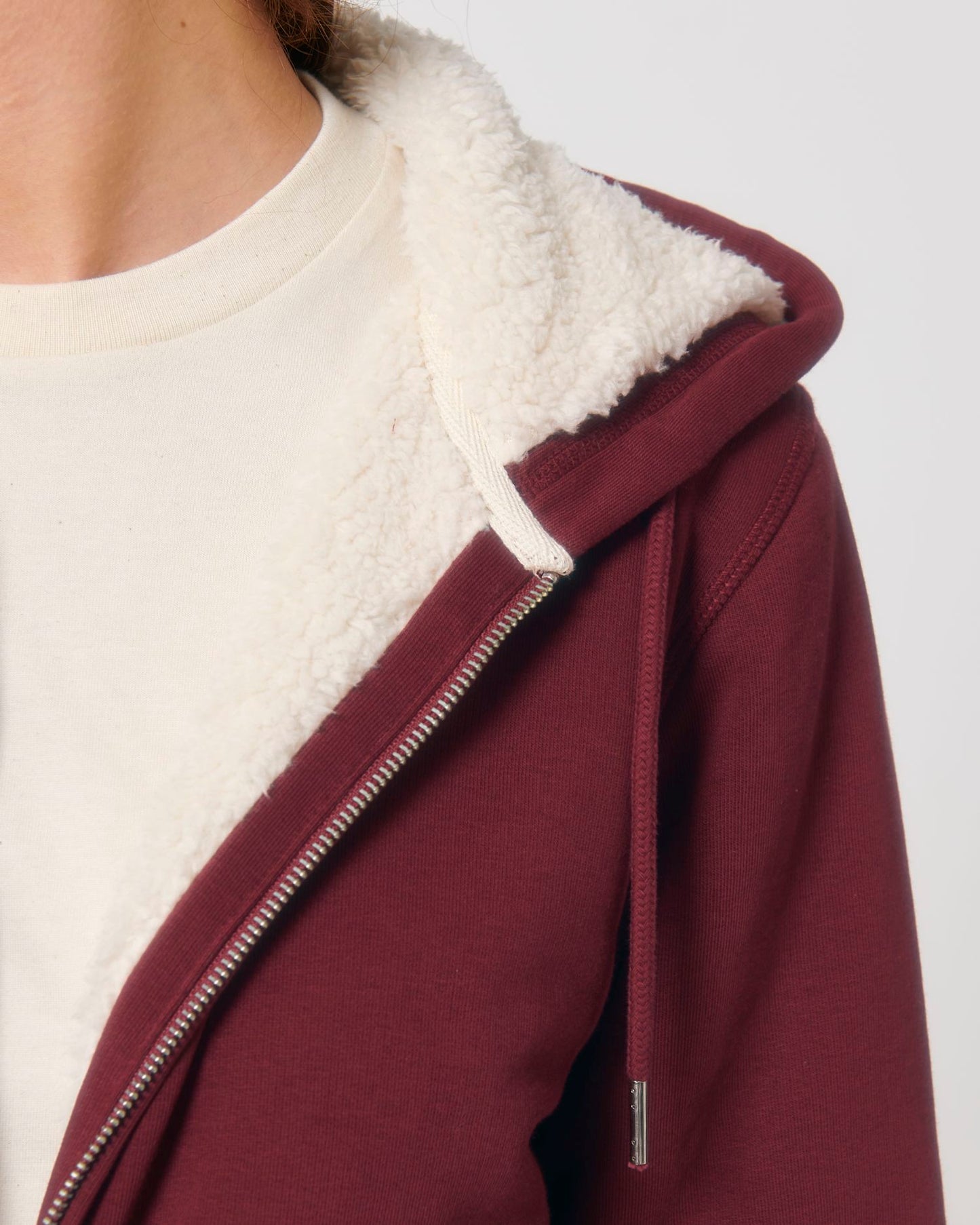 Hygger Sherpa - Burgundy - Vorderseite Detail