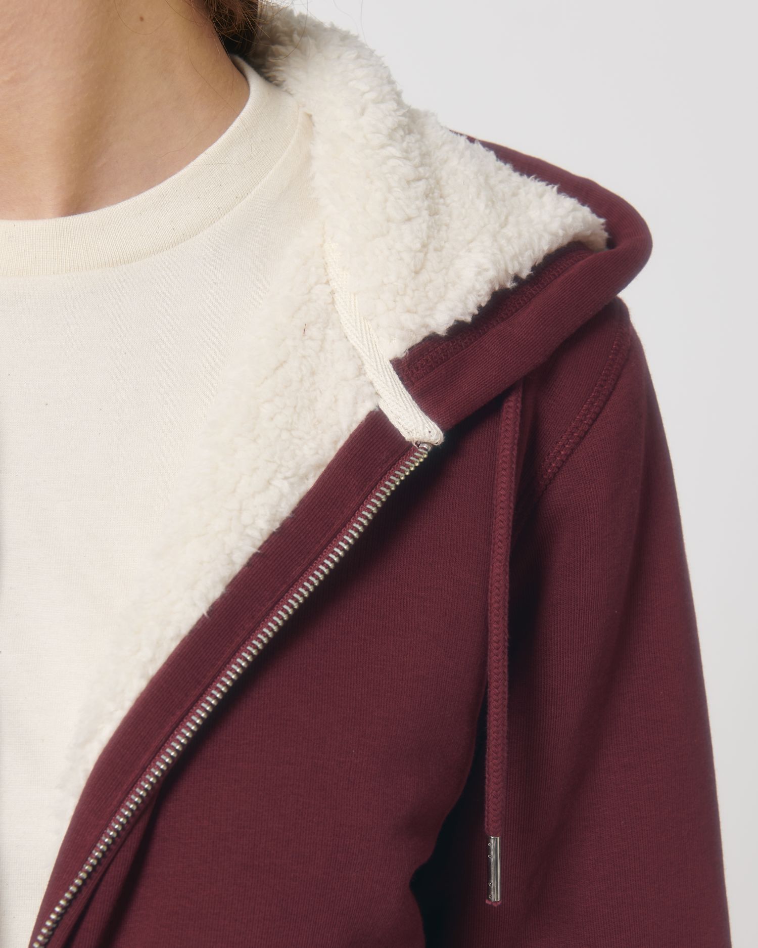 Hygger Sherpa - Burgundy - Vorderseite Detail