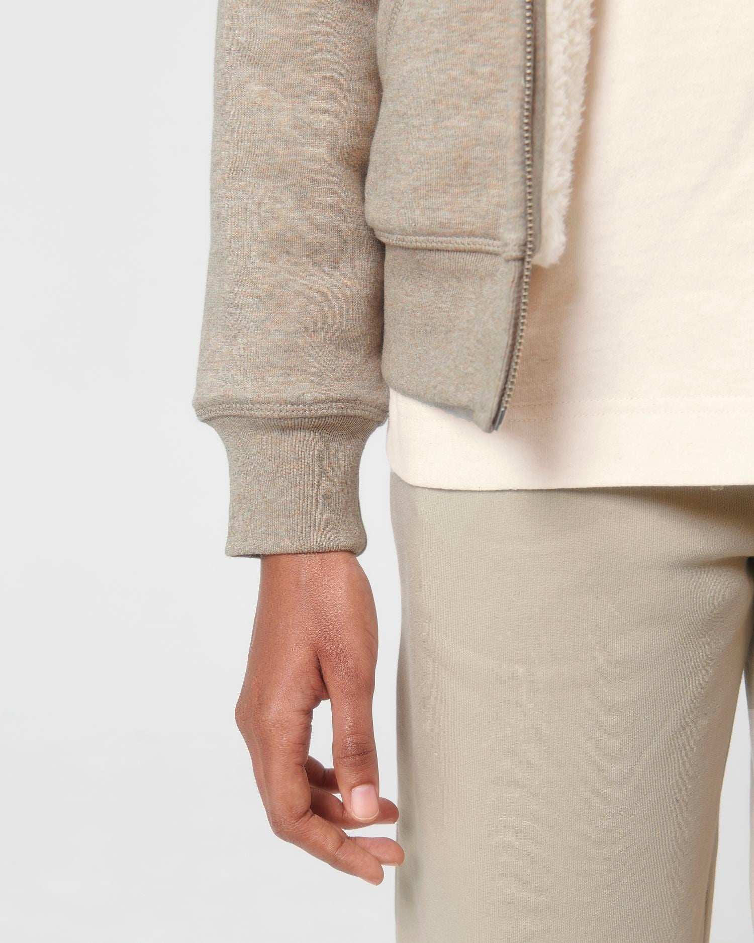 Hygger Sherpa - Heather Sand - Vorderseite Detail