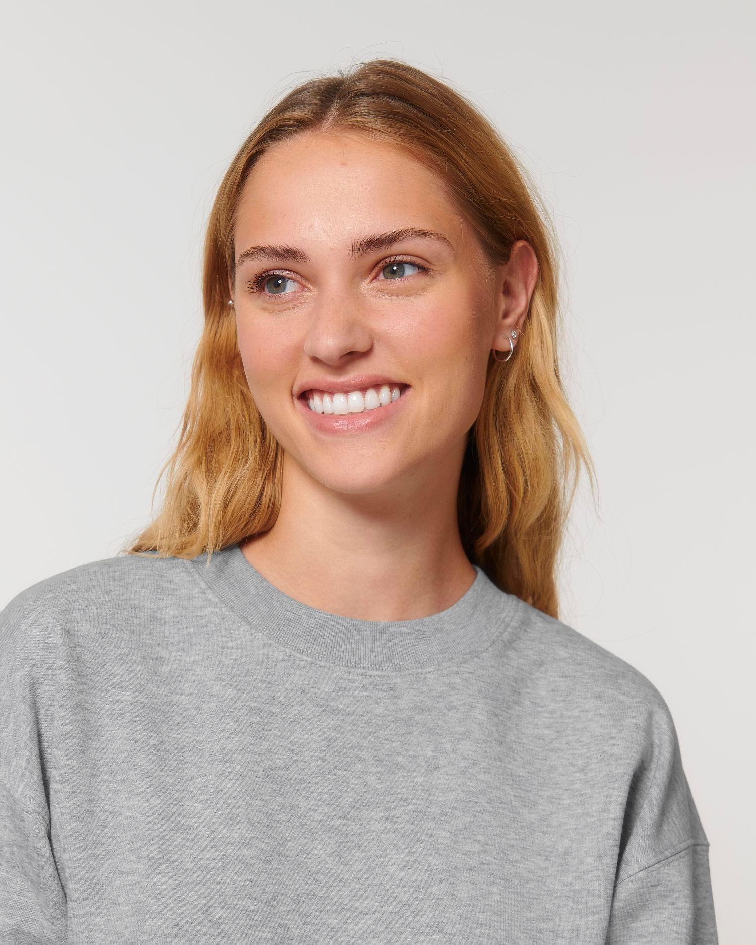 Stella Cropster - Heather Grey - Vorderseite Detail