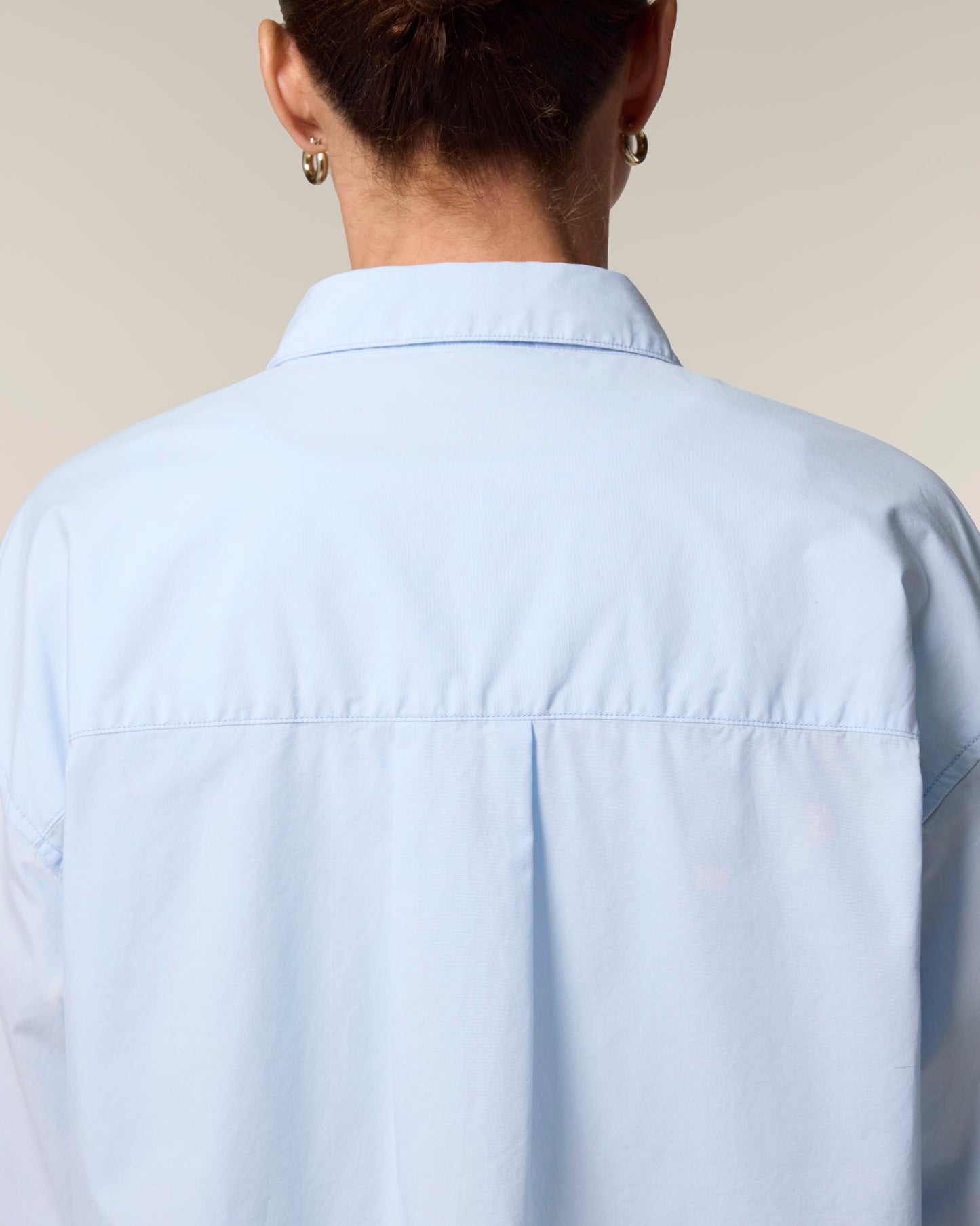Stella Styler Shirt - Summer Blue - Vorderseite Detail