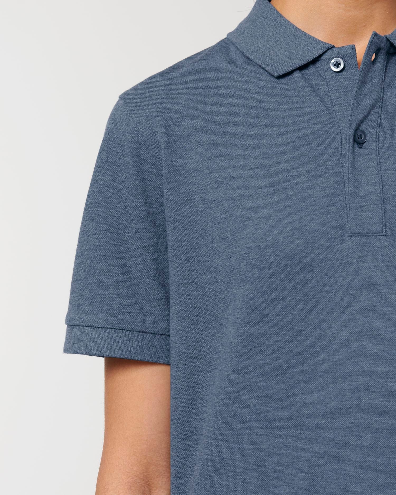 Prepster - Dark Heather Blue - Vorderseite Detail