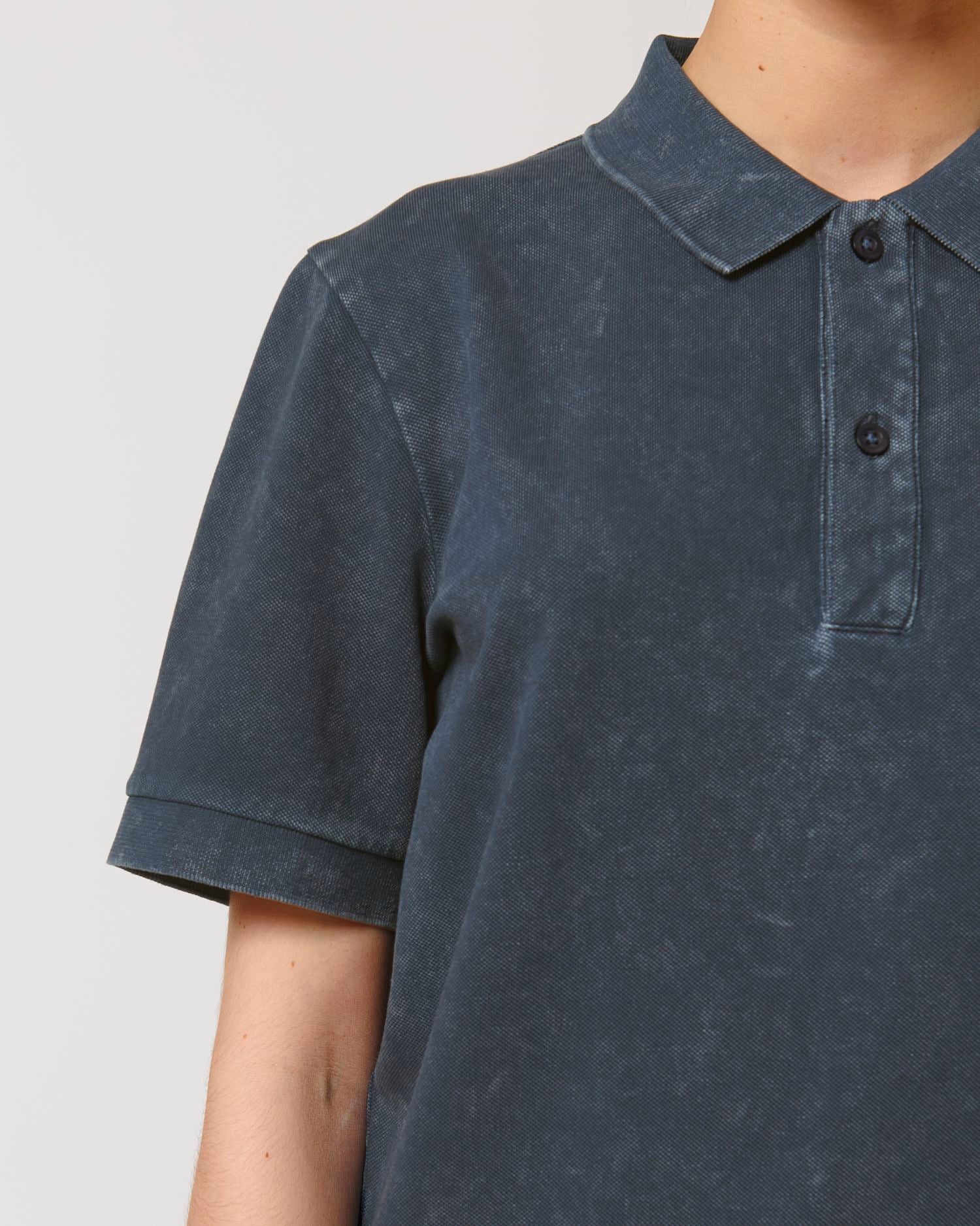 Prepster Vintage - G. Dyed Aged India Ink Grey - Vorderseite Detail