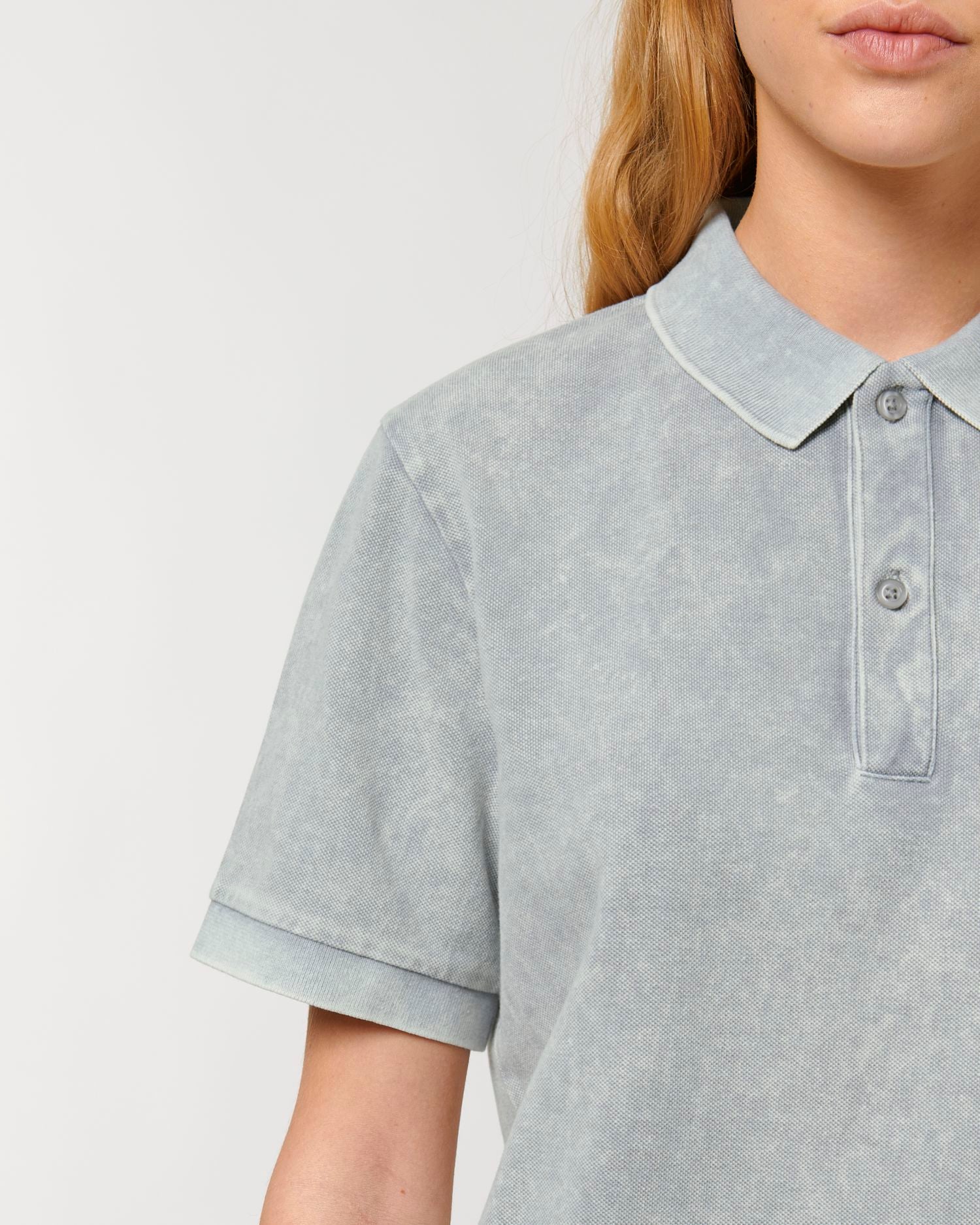 Prepster Vintage - G. Dyed Aged Light Grey - Vorderseite Detail