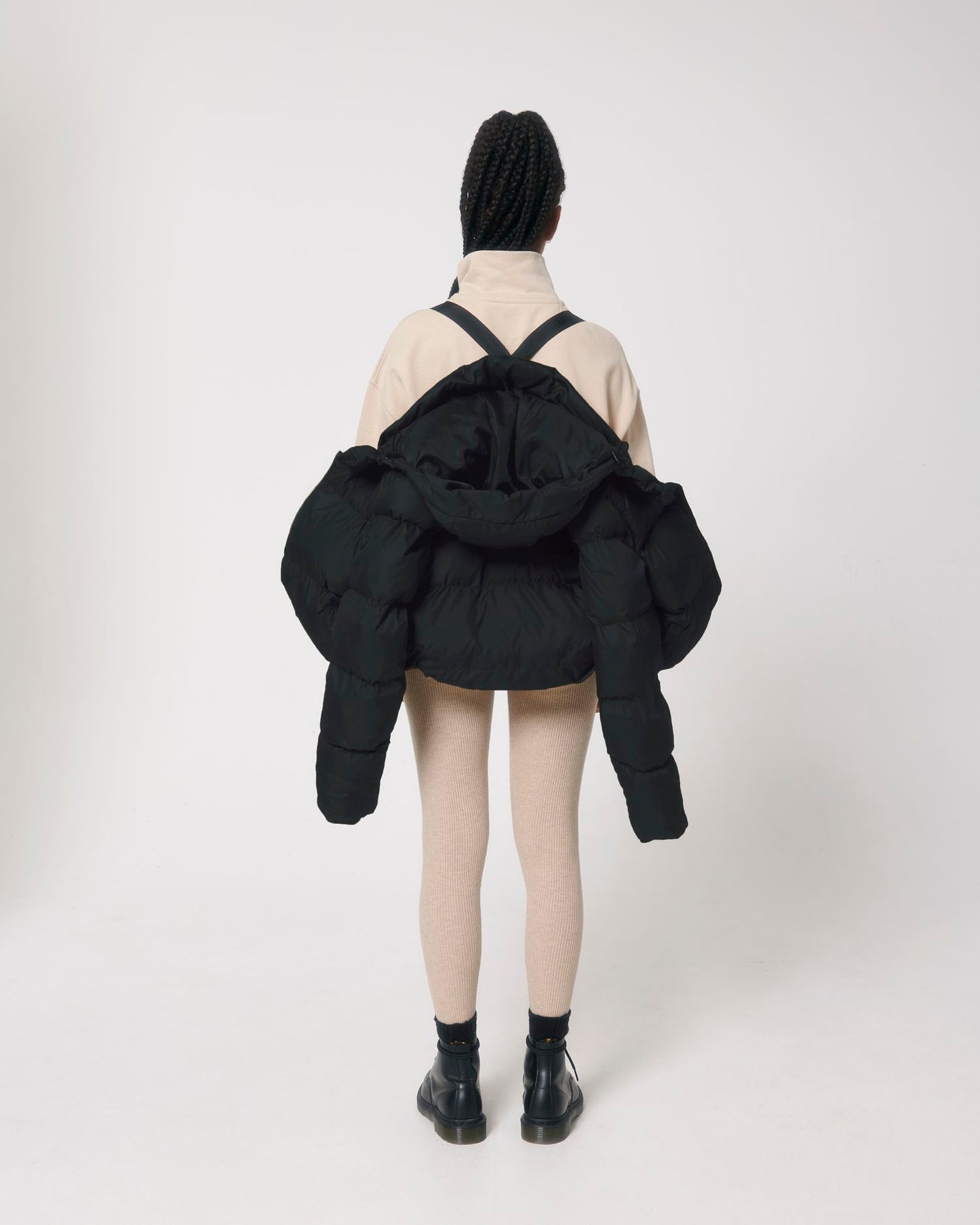 Puffer - Black - Vorderseite Detail