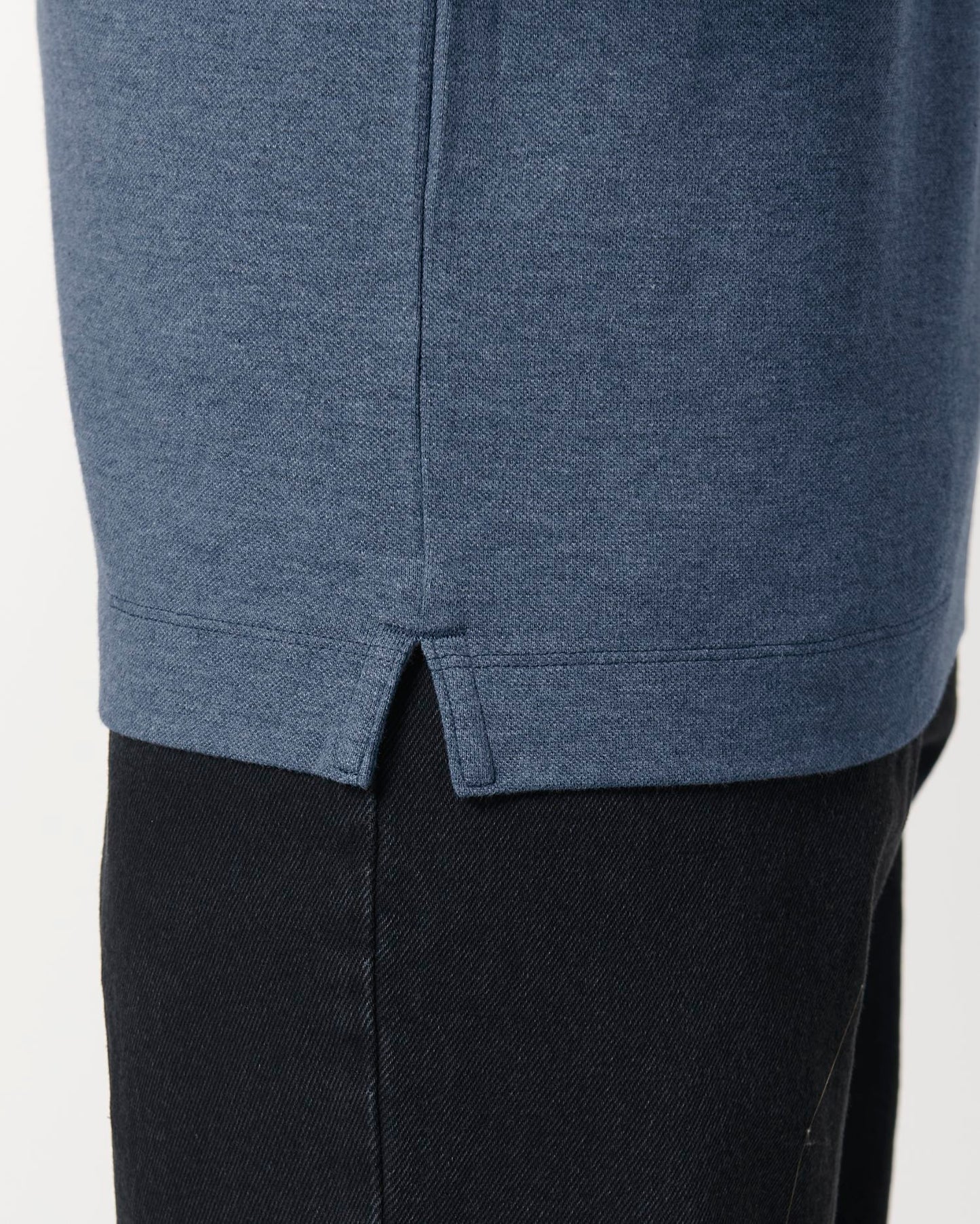 Prepster - Dark Heather Blue - Vorderseite Detail